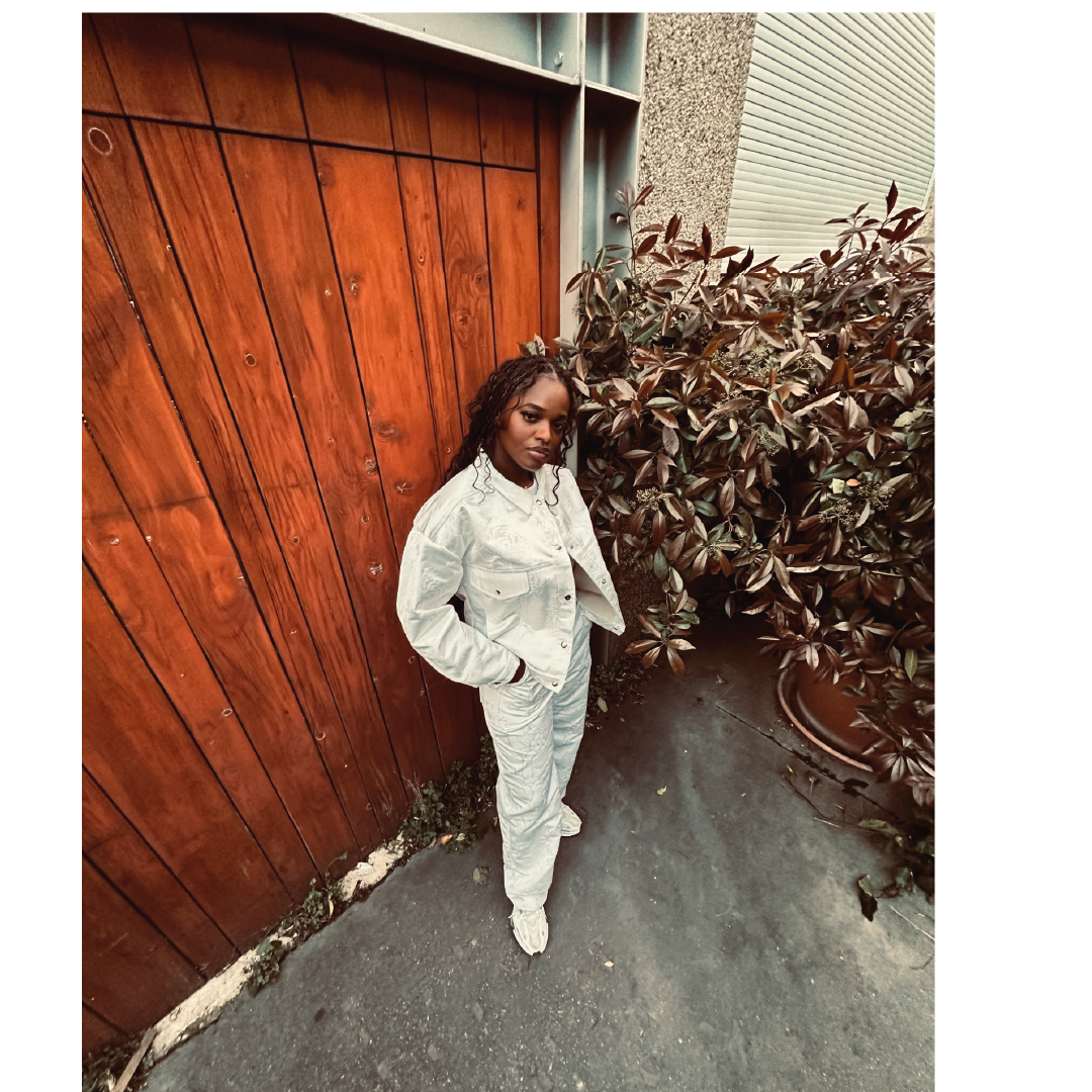 Pantalon léger en jacquard blanc imprimé fleurs Pièce Unique